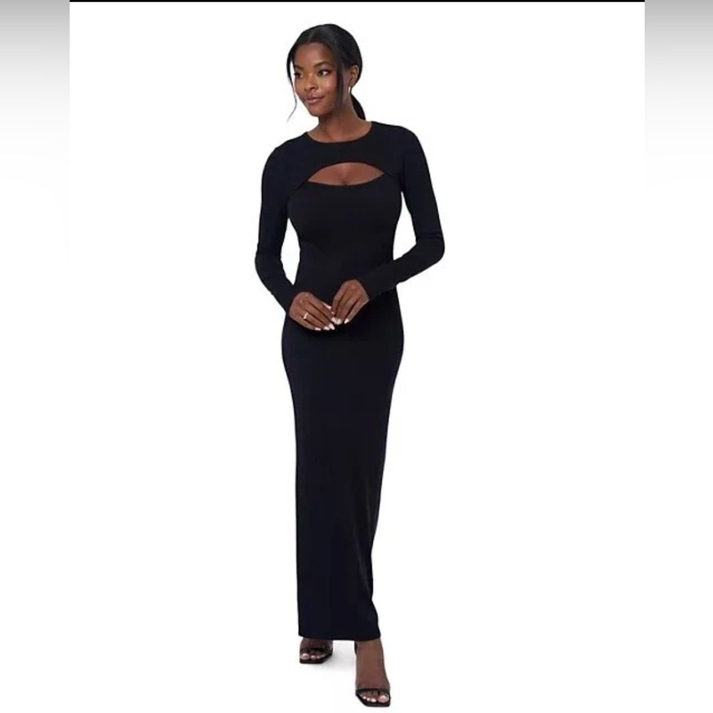 Edited by Remi Bader Women's Cutout Black Dress, Size 1X, NWOT